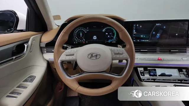 Hyundai The New Grandeur IG Hybrid 2020 Белый из Кореи, фото 4