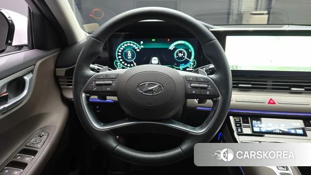 Hyundai The New Grandeur IG Hybrid 2020 Белый из Кореи, фото 4