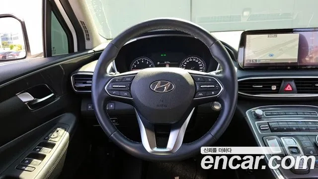 Hyundai The New Santa Fe 2021 Белый из Кореи, фото 4