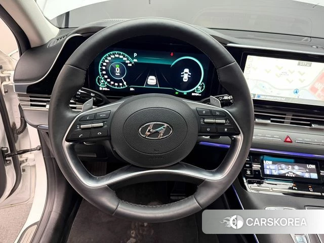 Hyundai The New Grandeur IG Hybrid 2022 Белый из Кореи, фото 4