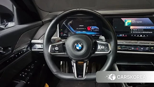 BMW 7 Series (G70) 2023 Черный из Кореи, фото 4