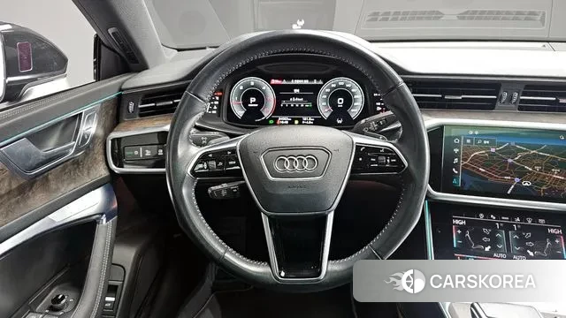 Audi A7 (4K) 2021 Черный из Кореи, фото 4