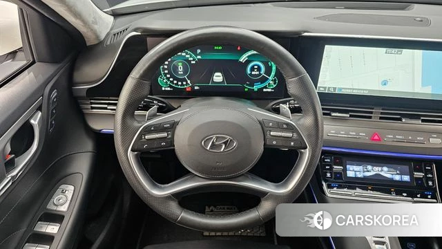 Hyundai The New Grandeur IG Hybrid 2020 Белый из Кореи, фото 4