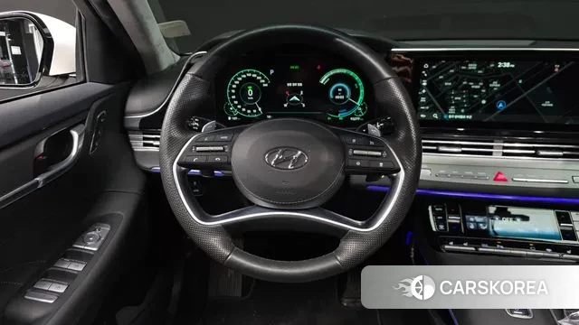 Hyundai The New Grandeur IG Hybrid 2021 Белый из Кореи, фото 4