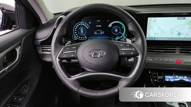 Hyundai The New Grandeur IG Hybrid 2021 Черный из Кореи, фото 4