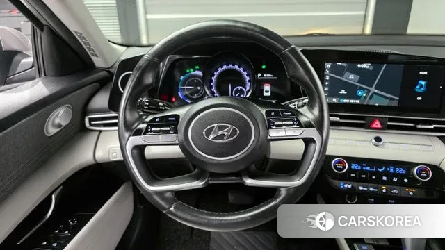 Hyundai Avante Hybrid (CN7) 2022 Серебряный из Кореи, фото 4