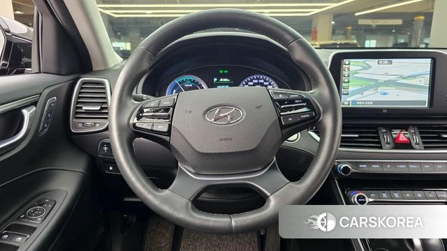 Hyundai Grandeur IG Hybrid 2019 Черный из Кореи, фото 4