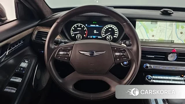 Genesis G90 2021 Темно-зеленый из Кореи, фото 4