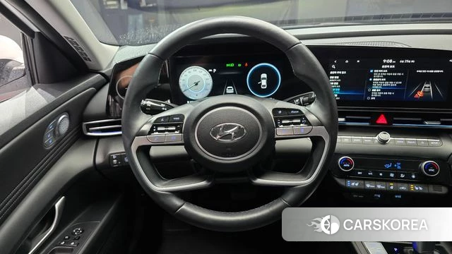 Hyundai Avante Hybrid (CN7) 2022 Белый из Кореи, фото 4