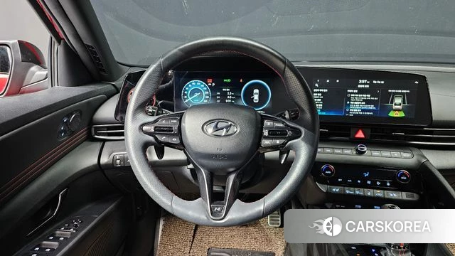 Hyundai Avante (CN7) 2023 Красный из Кореи, фото 4