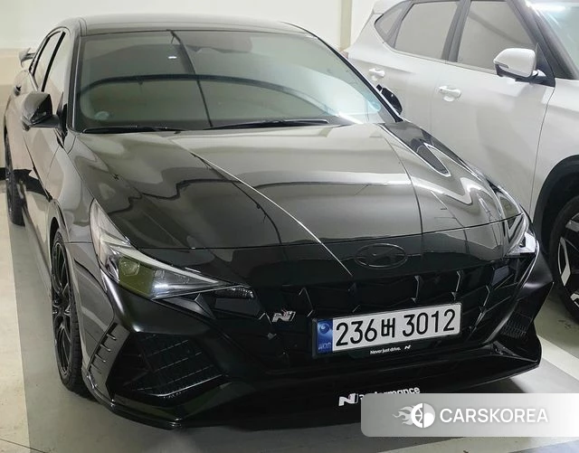 Hyundai Avante (CN7) 2023 Черный из Кореи, фото 4