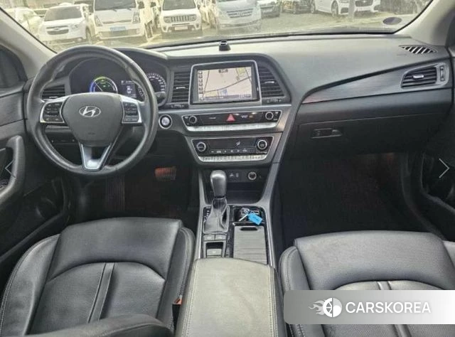 Hyundai Sonata New Rise Hybrid 2018 Серый из Кореи, фото 4