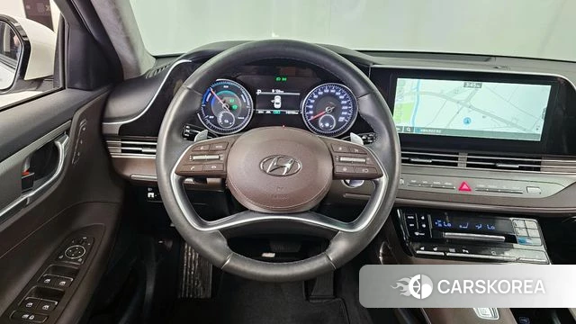 Hyundai The New Grandeur IG Hybrid 2021 Белый из Кореи, фото 4