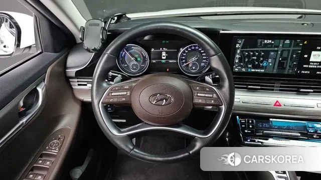 Hyundai The New Grandeur IG Hybrid 2021 Белый из Кореи, фото 4