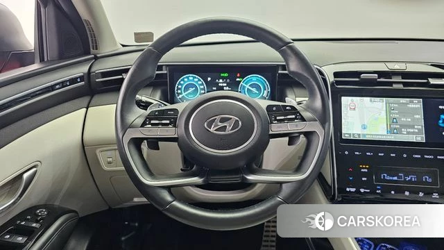 Hyundai Tucson Hybrid (NX4) 2021 Красный из Кореи, фото 4