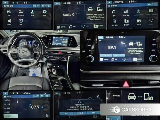 Hyundai Sonata (DN8) 2020 Черный из Кореи, фото 4