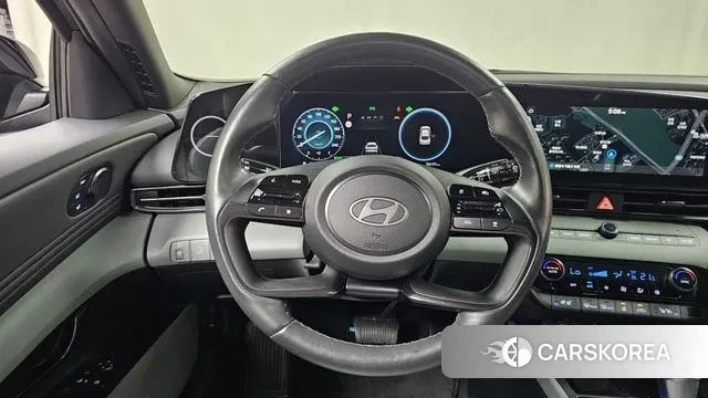 Hyundai The New Avante Hybrid (CN7) 2023 Черный из Кореи, фото 4