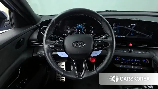 Hyundai Avante (CN7) 2022 Небесно-голубой из Кореи, фото 4