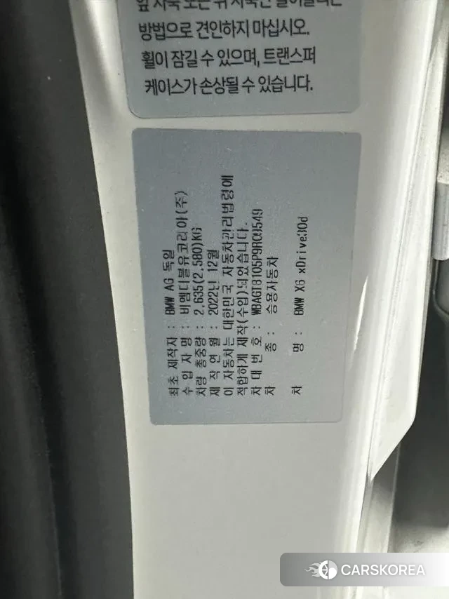 BMW X6 (G06) 2023 Белый из Кореи, фото 4