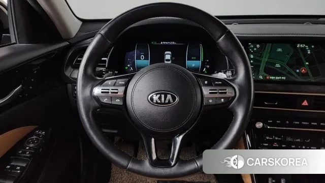 Kia K7 Premier Hybrid 2021 Черный из Кореи, фото 4