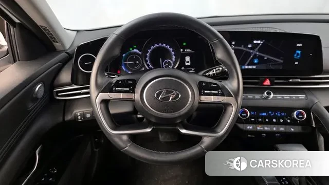 Hyundai Avante Hybrid (CN7) 2021 Белый из Кореи, фото 4