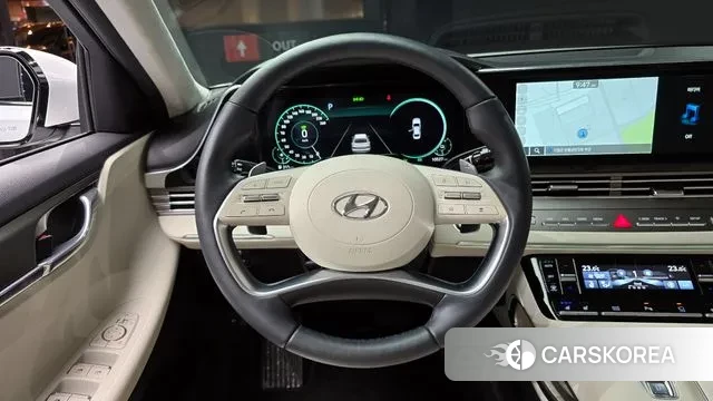 Hyundai The New Grandeur IG Hybrid 2022 Белый из Кореи, фото 4