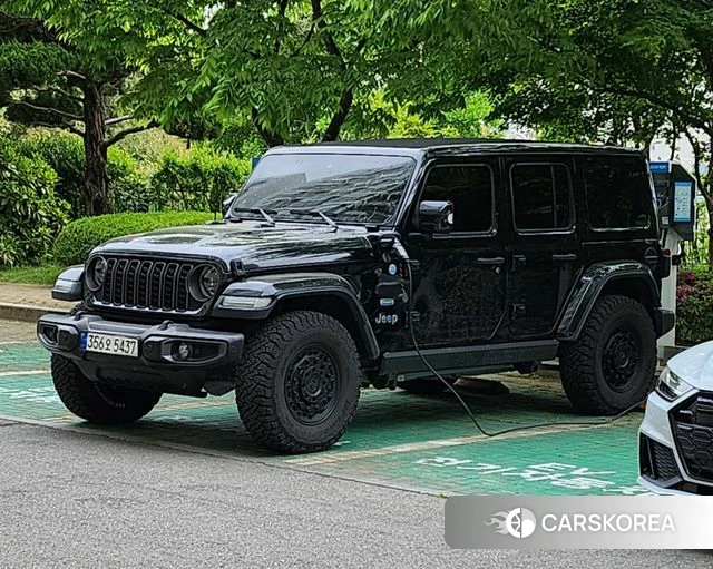 Jeep Wrangler (JL) 2022 Черный из Кореи, фото 4