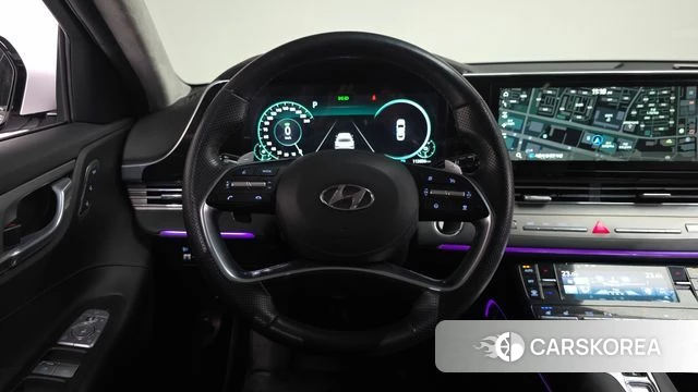Hyundai The New Grandeur IG Hybrid 2021 Белый из Кореи, фото 4