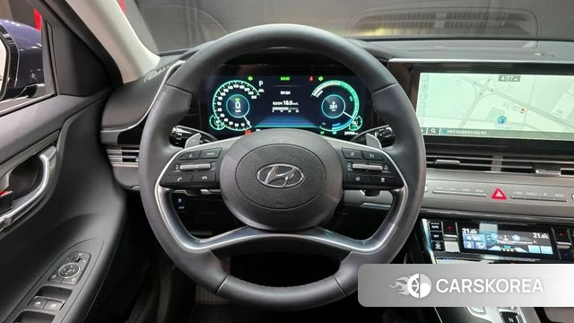 Hyundai The New Grandeur IG Hybrid 2021 Синий из Кореи, фото 4