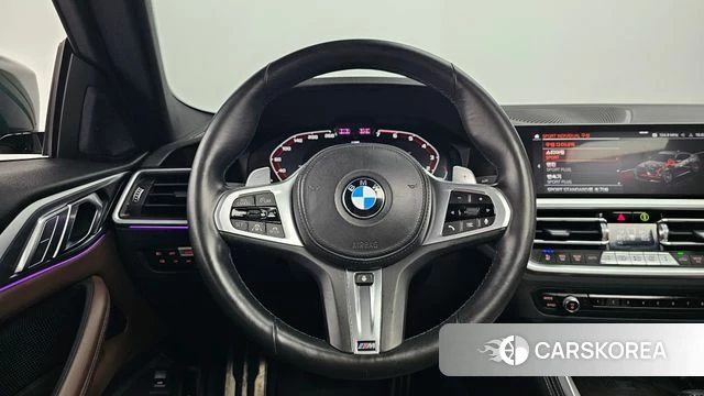 BMW 4 Series (G22) 2021 Темно-зеленый из Кореи, фото 4