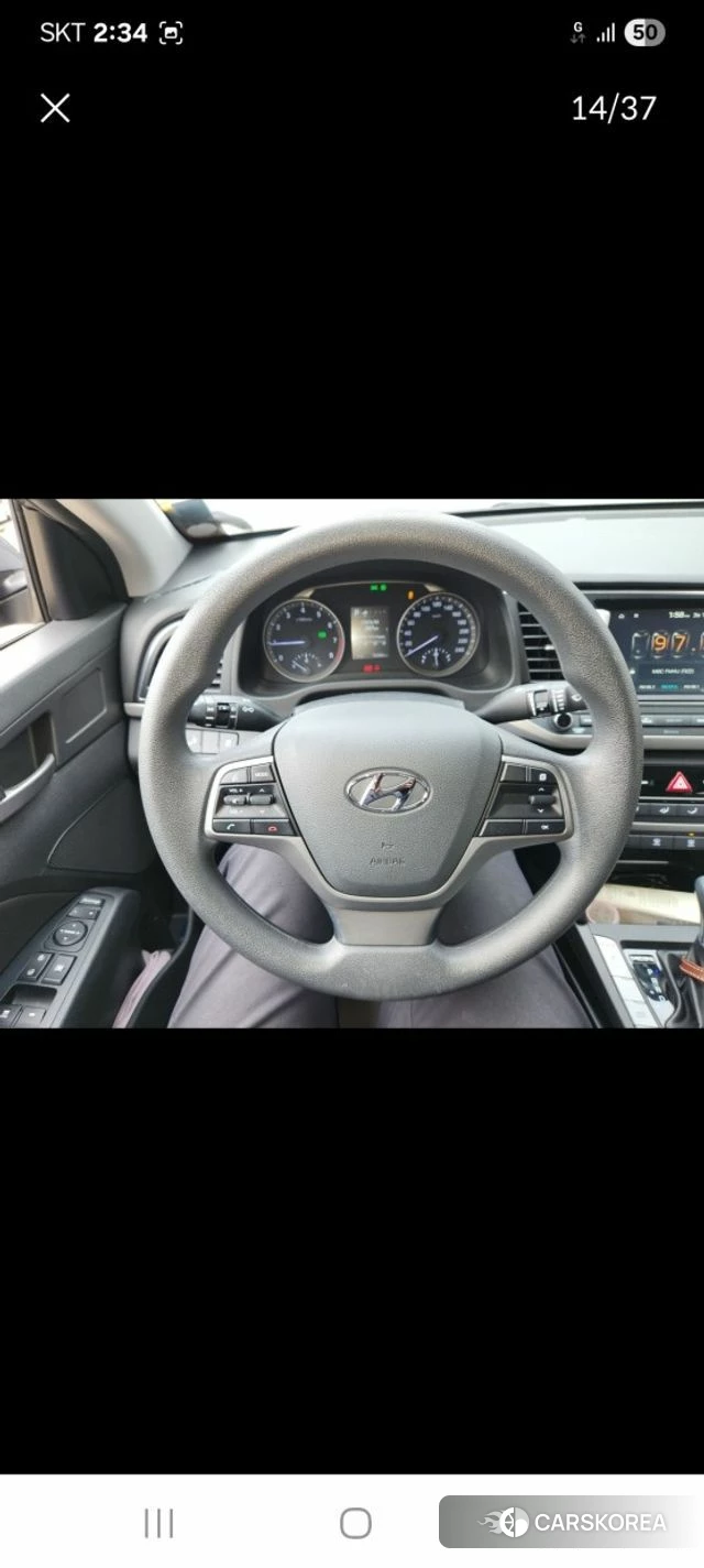 Hyundai Avante AD 2018 Серый из Кореи, фото 4