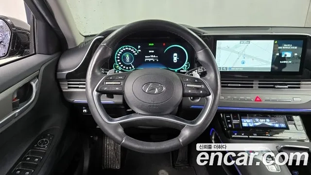 Hyundai The New Grandeur IG Hybrid 2021 Черный из Кореи, фото 4