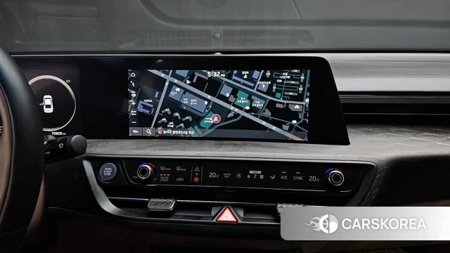 Kia K8 Hybrid 2022 Серый из Кореи, фото 4