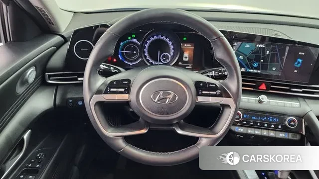 Hyundai Avante Hybrid (CN7) 2022 Синий из Кореи, фото 4