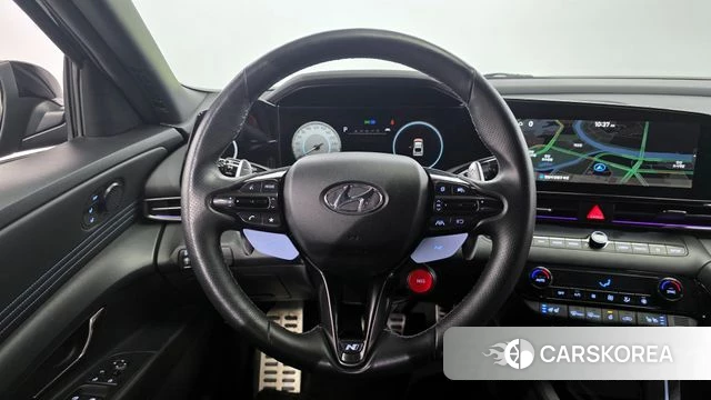 Hyundai Avante (CN7) 2022 Черный из Кореи, фото 4