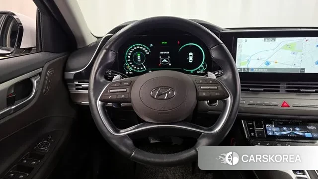 Hyundai The New Grandeur IG Hybrid 2020 Белый из Кореи, фото 4