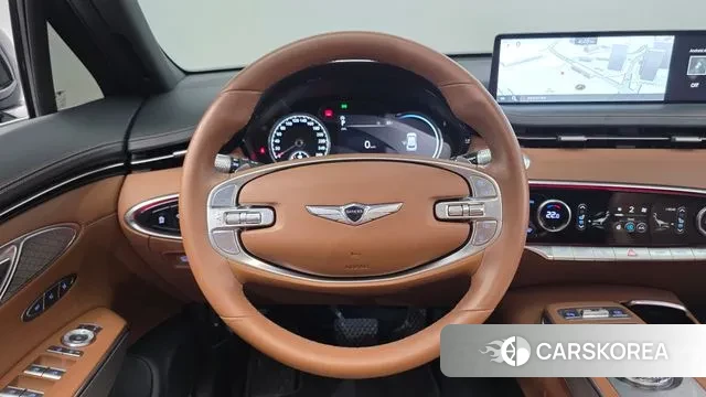 Genesis GV70 2021 Темно-зеленый из Кореи, фото 4