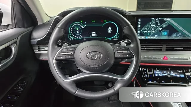 Hyundai The New Grandeur IG Hybrid 2021 Белый из Кореи, фото 4