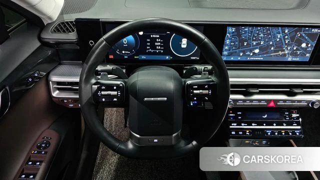 Hyundai Grandeur Hybrid (GN7) 2023 Черный из Кореи, фото 4