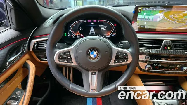 BMW 5 Series (G30) 2023 Черный из Кореи, фото 4