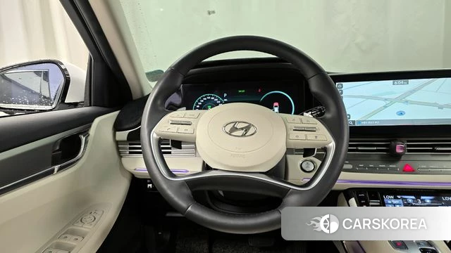 Hyundai The New Grandeur IG Hybrid 2022 Белый из Кореи, фото 4