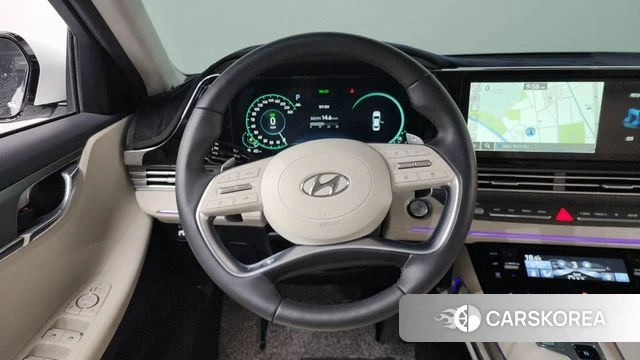 Hyundai The New Grandeur IG Hybrid 2022 Белый из Кореи, фото 4