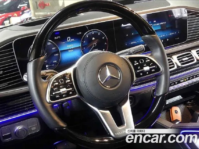Mercedes-Benz GLS - Class X167 2022 Черный двухцветный из Кореи, фото 4