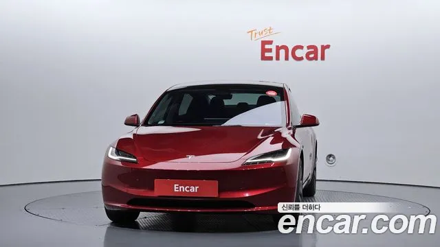 Tesla Model 3 2024 Красный из Кореи, фото 4