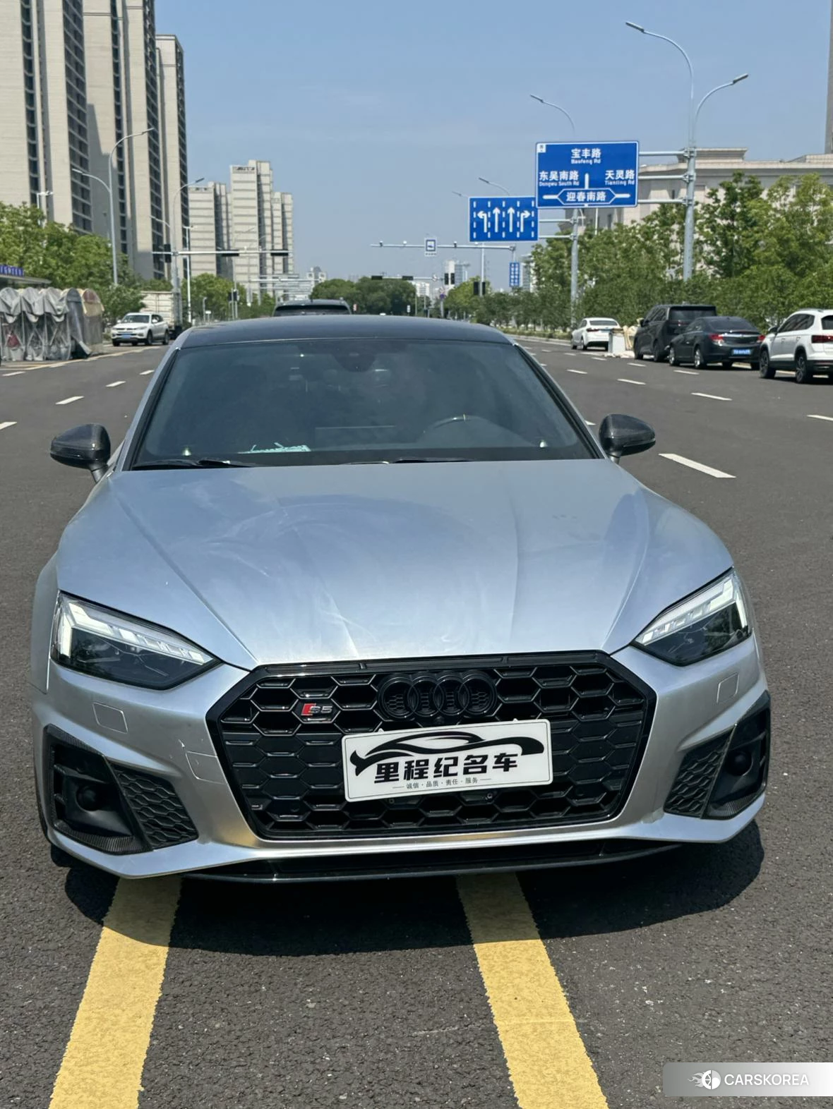 Audi S5 2020 Серебристо-серый из Китая, фото 4