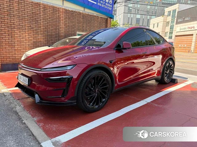 Tesla Model Y 2025 Красный из Кореи, фото 4