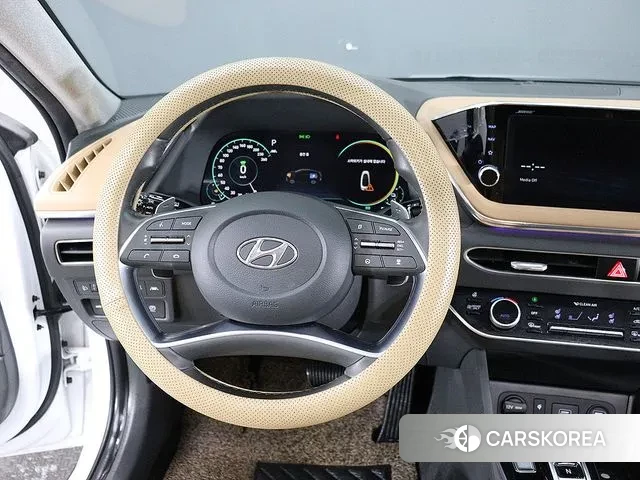 Hyundai Sonata Hybrid (DN8) 2020 Белый из Кореи, фото 4
