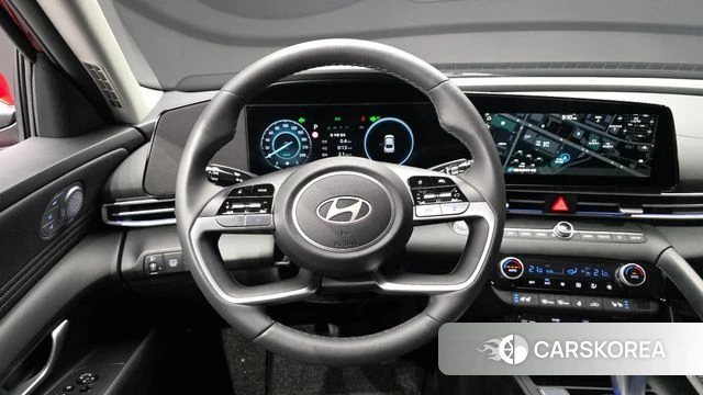 Hyundai The New Avante Hybrid (CN7) 2025 Красный из Кореи, фото 4