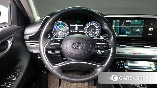 Hyundai The New Grandeur IG Hybrid 2022 Белый из Кореи, фото 4