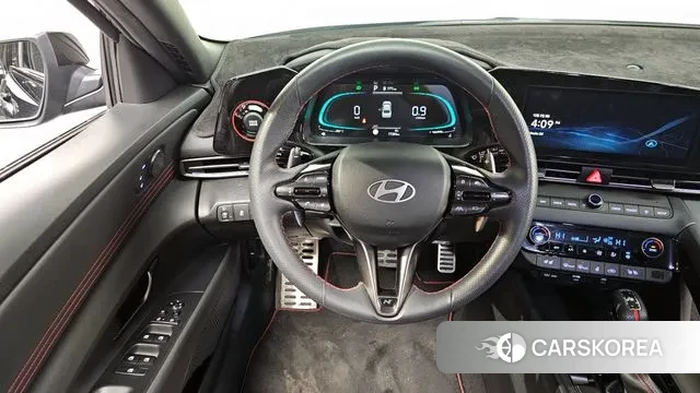 Hyundai The New Avante (CN7) 2024 Черный из Кореи, фото 4